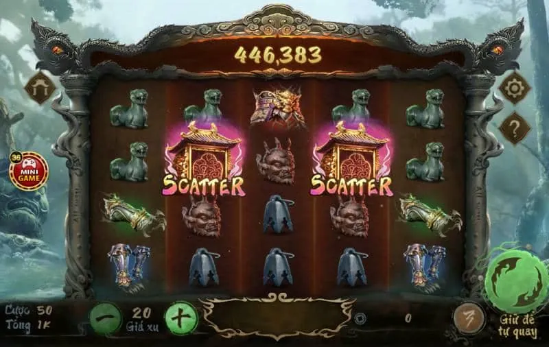 Hình ảnh một sảnh game bắn cá với nhiều loại cá đa dạng và rực rỡ